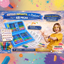 Combo 48+86 Gold - Maleta Colorir com 48 Peças + Maleta Colorir com 86 Peças