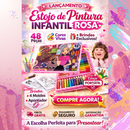Combo 48+86 Gold - Maleta Colorir com 48 Peças + Maleta Colorir com 86 Peças