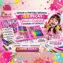Combo 48+86 Gold - Maleta Colorir com 48 Peças + Maleta Colorir com 86 Peças